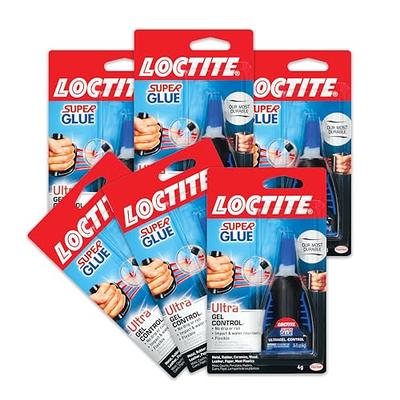 Loctite Super Glue Ultra Gel Control, Clear Superglue For Plastic, Wood,  Metal, Crafts, & Repair, Cyanoacrylate Adhesive Instant Glue, Quick Dry -  0.14 fl oz Bottle, Pack Of 6 - Yahoo Shopping