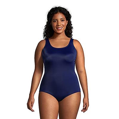 Lands' End Women's Plus Size Chlorine Resistant Tummy Control