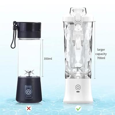 Portable Blender 600ML Electric Juicer Fruit Mixers 4000mAh USB  Rechargeable Smoothie Mini Blender Personal Juicer colorful Cup