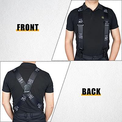 Buy MENDENG Suspenders for Men Heavy Duty Swivel Hooks Retro X