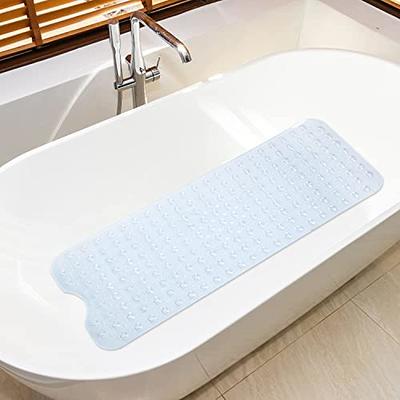  AmazerBath Bathtub Mat Non Slip, Bath Mat for Tub 40 x 16  Inches Full Size, Non Slip Shower Mats with Suction Cups and Drain Holes,  Bath Tub Mats for Elderly 