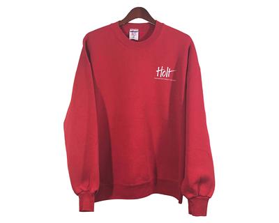 Women's Tek Gear Ultrasoft Fleece Sweatshirt, Size: XXL, Med Red