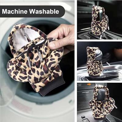 ZHSMS Gear Shift Hoodie, Universal Hoodie Car Gear Shift Cover, Funny  Shifter Hoodie, 4.76 Inch Car Shifter Stick Protector Decoration(Leopard  Gold) - Yahoo Shopping