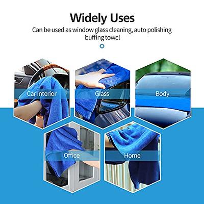  3/5/10 Pack Large Car Drying Towels, 24” x 60