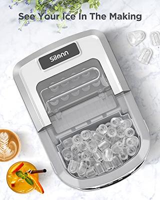 KUMIO Ice Machine Maker Countertop, 9 Bullet Ice Fast Making in 6-8 Mins,  26.5 lbs in 24 hrs, Self-Cleaning Portable Ice Maker Machine with Scoop and  Basket, Black - Yahoo Shopping