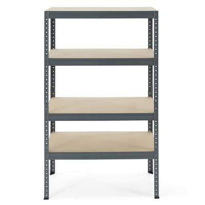 Costway 5-Tier Metal Storage Shelves 60'' Garage Rack W/Adjustable