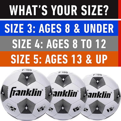 Franklin Sports Comp 100 Soccer Ball, Size 3, Black and White - Yahoo  Shopping