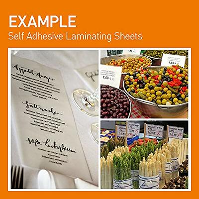 VIOLETTO] 20 Sheets - Self Adhesive Laminating Sheets for Ultimate