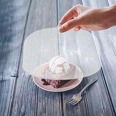 Microwave Food Cover Clear Sheet Protectors Dessert Serving Dome