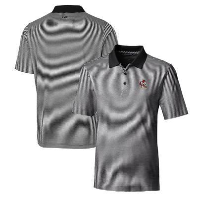 San Francisco 49ers Cutter & Buck Big & Tall Forge Tonal Stripe Stretch  Polo - Navy