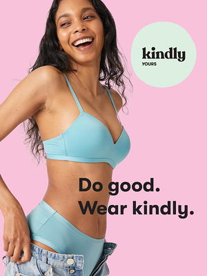 Kindly Yours Sustainable Seamless Hipster Underwear, 3-Pack