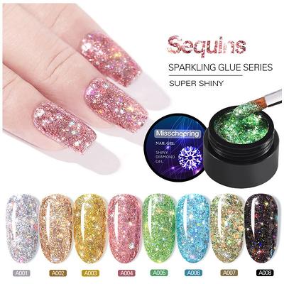 Beetles 35ml Rhinestone Glue for Nails Gel Polish, Gel Nail Glue for Decoration Super Strong Bling Gel for Nail Gem Glue Nail Art Jewels Nail