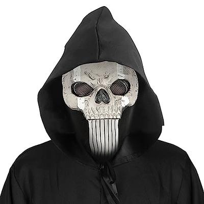 Halloween Unisex Horror Ghost Skull Mask Ghost Call Of Duty Latex Headgear  Helmet Cosplay Perform Party Masquerade Prop Halloween Cosplay