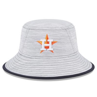 New Era Gray Houston Astros Game Bucket Hat