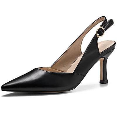 Susanny Black Heels for Women Strappy Closed Toe Platform High  Heels Pumps Sexy Vintage Comfortable Stiletto Heels | Pumps