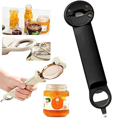 1pc Adjustable Stainless Steel Manual Can Opener, Easy Twist Jar