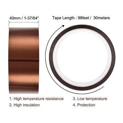 40mm X 100FT 3D Sublimation Kapton Tape, Heat Resistance Proof Tape for  Heat Transfer Print
