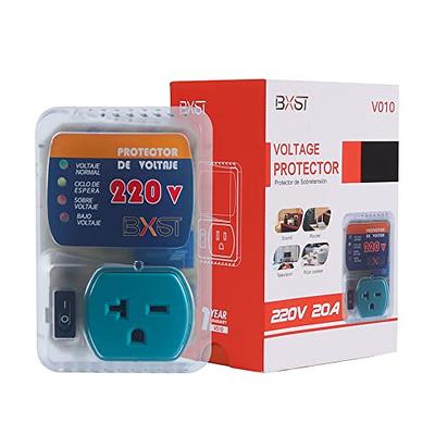 BSEED Surge Protector Home Appliance,Single Outlet Power Voltage  Protector,Voltage Brownout Outlet Surge Refrigerator 1440 Watts,Voltage  Brownout Plug