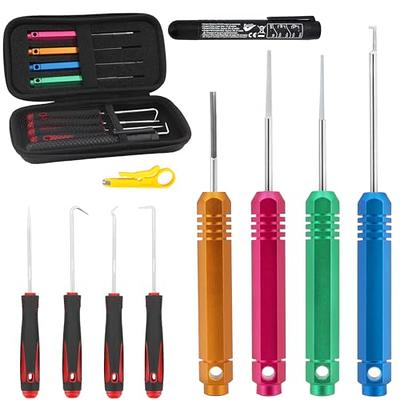 URMECCH Terminal Removal Tool Kit for Deutsch Connector, Depinning Tools,  Automotive Pin Remove Extractor with Pick & Hook Set - Yahoo Shopping