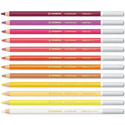 STABILO Chalk-Pastel Pencil CarbOthello - Pack of 12 - Warm Tones - Yahoo  Shopping