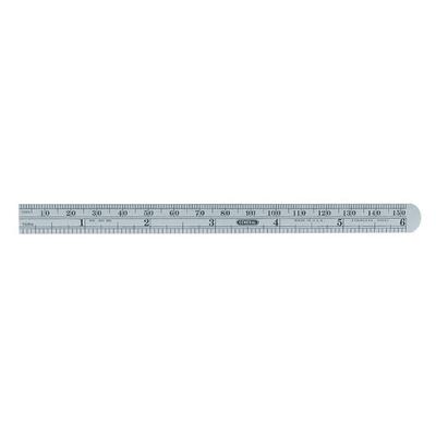 General Tools 6 in. L x 1/2 in. W Stainless Steel Precision Ruler