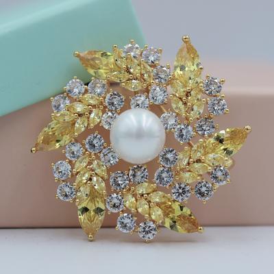 Bow Brooch For Women With Pearls. Handmade Brooch. Gift Her - Yahoo Shopping