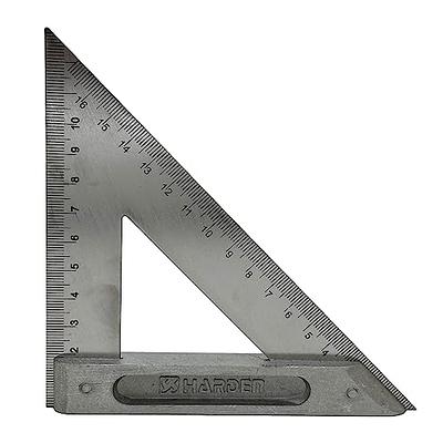 Edward Tools Harden Stainless Steel Triangle Square - 150mm - Carpenters  Square, Metal Square Ruler, Woodworking Square - Portable Size - Durable  Steel - Markings on Both Sides - Yahoo Shopping