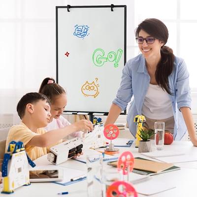 DexBoard Magnetic Mobile Whiteboard/Height Adjustable Dry Erase