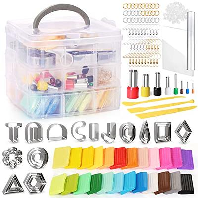  CyAJM Polymer Clay Set 50 Colors,Modeling Sculpting Clay for  Kids Oven Bake Clay, Meets CPSC Standards DIY Kids Craft Colorful Clay  kit,Great Gift for Adults,Beginners, Artists, Schools : Everything Else