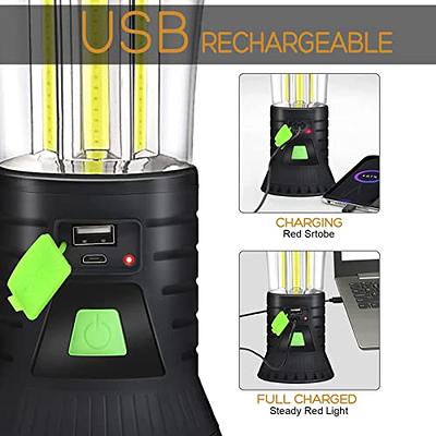 LED Camping Lantern USB Rechargeable, Upgrade Telescopic Rod Waterproof  Tent Light, 5 Light Modes Portable Ultra Bright Lantern Flashlight with  Base