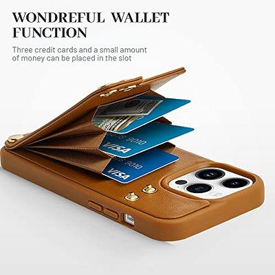 Mujjo Full Leather Wallet case for Apple iPhone 13 Pro Max