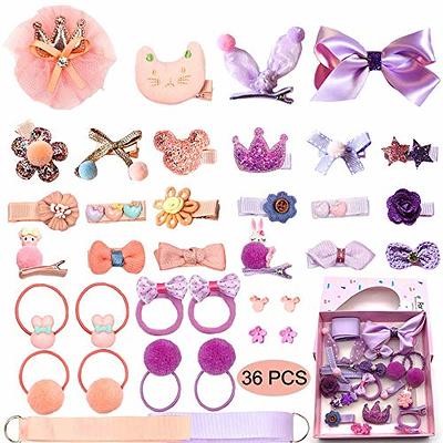  FOMIYES 10 pcs fabric butterfly hairpin large bow