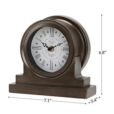  NIKKY HOME Antique Mantel Clock, Battery Operated