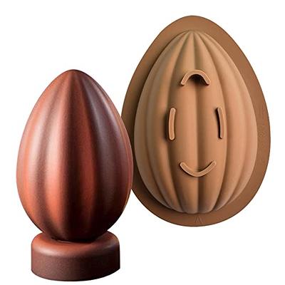 Easter Egg Shaped Silicone Chocolate Candy Mold, Baking Molds for Candy