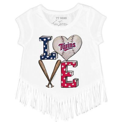 Infant Tiny Turnip Navy Milwaukee Brewers Girl Teddy T-Shirt