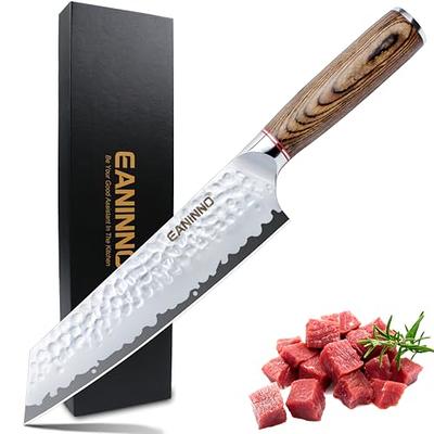  Dalstrong Santoku Knife - 5 inch - Gladiator Series Elite -  Forged German High Carbon Steel - Black G10 Handle Kitchen Knife - Asian  Vegetable Cooking Knife - Sheath Included - NSF Certified: Home & Kitchen