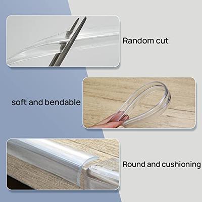 Baby Proofing, 10Ft Clear Edge Protector Strip with 4 Table Corner
