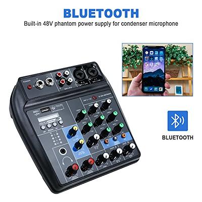 Pyle Pro PMXU43BT Compact 4-Channel, Bluetooth-Enabled PMXU43BT