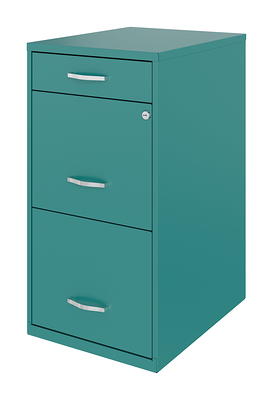 Space Solutions 3 Drawer Letter Width Vertical File Cabinet with