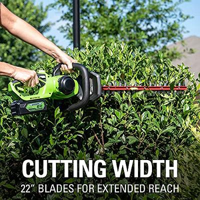 GARCARE Cordless Pole Hedge Trimmer Telescopic Long Reach Hedge Clippers  20V 4.0Ah Li-ion Battery Electric Bush Trimmer 18 Cutting Blade, 16mm  Cutting Space with Extension Pole - Yahoo Shopping