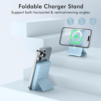 Magnetic Wireless Portable Charger With Phone Stand,10000mah