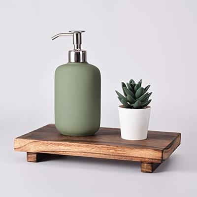 ALELION Glass Dish Soap Dispenser for Kitchen - 16 OZ Hand Soap Dispenser  Set with Pump and Acacia Wood Tray - Black White Modern Farmhouse Kitchen  Bathroom Decor and Accessories - Yahoo Shopping