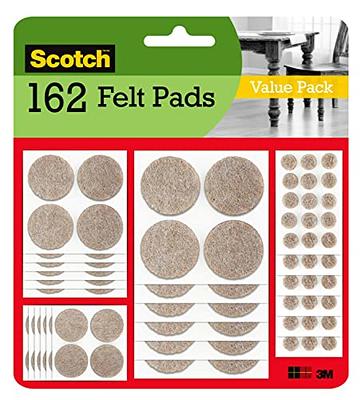 Yelanon Felt Furniture Pads, Furniture Pads Hardwood Floors 8 x 6 x 1/5  Self Adhesive, Cuttable Felt Chair Pads, Anti Scratch Floor Protectors for