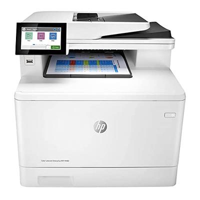 HP Color Laserjet Pro M183fw Wireless All-in-One Laser Printer, White -  Print Scan Copy Fax - 16 ppm, 600 x 600 dpi, Voice-Activated, 35-Page ADF