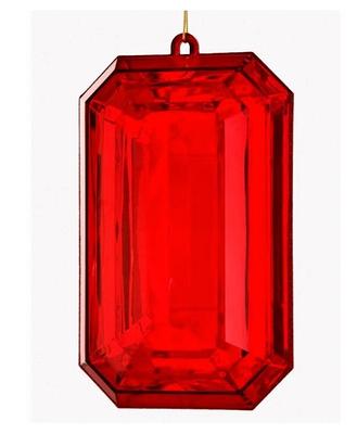 Red Acrylic Large Diamonds Decorative Gems