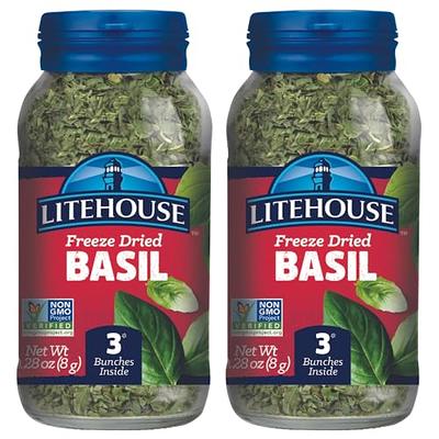 Litehouse Freeze Dried Basil Dried Basil Leaves Substitute for