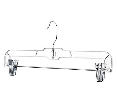 12 White Plastic Pant/Skirt Hanger