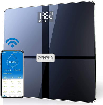 RENPHO Body Fat Scale and RENPHO Smart Tape Measure Body via Bluetooth  Smartphone App