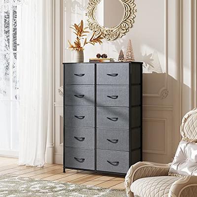 Drawers Dresser Storage Cabinet 5 Drawer Organizer Unit Bedroom Tall Chest