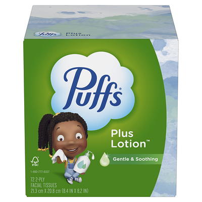 Puffs Plus Lotion Facial Tissues 672 Sheets
